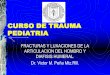 CURSO DE TRAUMA PEDIATRIA - MICmic.com.mx/ortopedia/img/pdf/pediatria1/Fracturasy... · FRACTURAS Y LUXACIONES DE LA ARTICULACION DEL HOMBRO Y DIAFISIS HUMERAL. Dr. Victor M. Peña