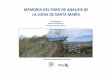 MEMORIA DEL FORO DE ANÁLISIS DE LA LOMA DE SANTA …Por su importancia ecológica e hidrológica, la Loma de Santa María ha sido protegida por los tres niveles de gobierno: A nivel