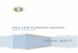 PGA CEIP PLÁCIDO FLEITAS · 2 ceip plÁcido fleitas pga 2016-2017 d.Ámbito profesional Índice d.1.propuestas de mejora del curso anterior d.2.criterios para evaluar el proceso