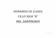 CICLO 2018 “B”...P á g i n a 3 | 21 Bioquímica (1era. Sección) Dra. María Teresa Sandoval Madrigal 03205 BCO BC100 10 7 – 9 U - 16 9 – 11 V - 2 9 – 10 CS2-A5 Bioquímica