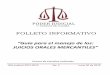FOLLETO INFORMATIVO - Poder Judicial del Estado de Colima CSstjcolima.gob.mx/Centro_de_Estudios_Judiciales... · La recusación del juez será admisible hasta antes de la admisión