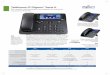 Teléfonos IP Digium Serie A · el proyecto Asterisk ®. A30 Teléfono modelo ejecutivo con 6 registros de línea, dos pantallas LCD a color, una tecla de desplazamiento para acceder