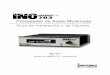 Procesador de Audio Multimodo Guía de Instalación y de … Manual Web Rev1.1-Spanish.pdftradas de audio fuera del rango de captura del AGC. ... AM – NRSC 10kHz 75µs-T* 50 / 80