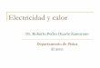 Electricidad y calor - Roberto Pedro Duarterpduarte.fisica.uson.mx/archivos/curso5/02-CalyElect.pdf · 2018-09-08 · por ondas electromagnéticas, emanadas por los cuerpos calientes