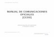 MANUAL DE COMUNICACIONES OFICIALES (CCOO)...Memo: comunicación escrita, de uso interno, que se cursa a una autoridad determinada para solicitar informes, impartir instrucciones, comunicar