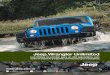 Jeep Wrangler Unlimited · Indicador temperatura ambiente Computador de viaje Asiento conductor ajustable en altura Asiento trasero (2da fila) abatible 60/40 Asientos en tela Techo