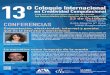 13 creatividad computacional cartel conferencia · Coloquio Internacional en Creatividad Computacional Literatura electrónica: una mirada desde las humanidades y las ciencias de