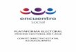 PLATAFORMA ELECTORAL - Instituto Estatal Electoral de ...ieeags.org.mx/plataformas1718/plataformas/9_17.Plataforma.Electoral.PES.pdf · orientación vocacional que les permita tomar