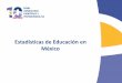 Estadísticas de Educación en México · Distribución de la matrícula en programas de posgrado en México por género 2004-2009 12. Matrícula de licenciatura universitaria y tecnológica
