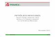 Tercer Informe Trimestral 2012 vfinalgaceta.diputados.gob.mx/Gaceta/62/2012/nov/3erInfTrim_Pemex-20121127.pdf · Las acciones de Petróleos Mexicanos y sus organismos subsidiarios