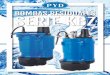 BOMBAS RESIDUALES SERIE KBZ - Aguas Fondetal · Impulsor semiabierto fabricado en aleación de cromo alto partido con placa de desgaste (hierro dúctil) alcanza una durabilidad superior