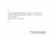 CONVENIO COLECTIVO TECNOCOM (TES, TTE y TSyA) 2013-2014 · Convenio Tecnocom (TES, TTE y TSyA) 2013-2014 Página 1 de 28 Sección 1ª. Disposiciones Generales 1.1 Objeto del convenio