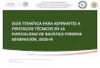 GUÍA TEMÁTICA PARA ASPIRANTES A PERITAS/OS TÉCNICOS …pgrarchivos.blob.core.windows.net/paginaweb/GUÍA... · especialidad de balÍstica forense generaciÓn, 2016-iii . 1 agencia
