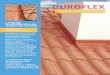 DUROFLEX · 2019-10-09 · Duroflex es un aislante universal especialmente diseñado para encuentros de chimenea con tejado, redondos y salidas de antena, canaletas, claraboyas en