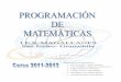 BACHILLERATO · 2020-02-17 · 3- OBJETIVOS GENERALES DEL ÁREA La enseñanza de las Matemáticas en esta etapa tendrá como finalidad el desarrollo de las siguientes capacidades: