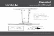 Español - Kanto Mounts...Gracias por elegir un montaje universal para proyector de techo de Kanto . El P101 y P101W están diseñados para montar lproyectores de TV que pesan hasta