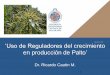 ‘Uso de Reguladores del crecimiento en producción de Palto’ Dr. …cametrading.com/downloads/IV-seminario/uso-de-regul... · 2017-09-04 · •Su uso presenta las ventajas y