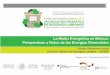 La Matriz Energética en México: Perspectivas y Retos de las … · 2019-05-14 · LPDB.- Ley de Promoción y Desarrollo de Bioenergéticos LASE.- Ley de Aprovechamiento Sustentable