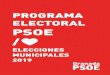 PROG PSOE 2019 · de Granada, ampliando la tarjeta de transporte a la primera corona de los municipios del cinturón en combinaciones autobús metropolitano-metro y autobús metropolitano-autobús