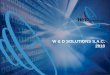 W & D SOLUTIONS S.A.C. 2018 · 2018-08-22 · Servicio de Redes IP –Core IP • Instalación y Configuración de Equipos Core. • TSS (Technical Site Survey –Encuesta técnica