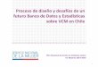 Proceso de diseño y desafíos de un futuro Banco de Datos y … · 2016-05-13 · Proceso de diseño y desafíos de un futuro Banco de Datos y Estadísticas sobre VCM en Chile Plan