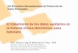 El tratamiento de los datos sanitarios en la historia …prodhab.go.cr/download/EIPD18PRESENTACION/Perspectivaspa...TRATAMIENTO DE LOS DATOS PERSONALES EN EL ÁMBITO SANITARIO DE BOLIVIA