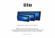 Elo Touch Solutions · 2016-07-10 · especificaciones detalladas del consumo de energía, consulte las especificaciones técnicas disponibles en el sitio Web de Elo: . Si toca la