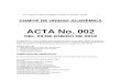 ACTA No. 002 - Universidad Libreacta comitÉ de unidad acadÉmica n° 002 del 23 de enero de 2018 7 como prueba de lo anteriormente relatado, adjunto copia del pago de recibo de mi