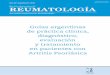 Revista Argentina de REUMATOLOGÍAreumatologia.org.ar/docs/Guia_SAR_Artritis_Psoriasica_2019.pdf · COMISIÓN DIRECTIVA 2019-2021 Sociedad Argentina de Reumatología Revista Argentina