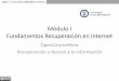 Módulo I Fundamentos Recuperación en Internetocw.uc3m.es/.../material-de-clase-1/MC-F-001.2.pdf · 2017-12-15 · Un sistema pregunta-respuesta devuelve una respuesta concreta a