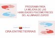 Región de Murcia€¦ · Región de Murcia Consejería de Educación Avda/ Del Molino, 50 30708 - EL JIMENADO Tfno: 968 58 76 68 definitiva hasta los 6 o 7 años. Una vez que la