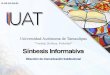 Presentación de PowerPointcecom.uat.edu.mx/si/si-06-09-2019-portales.pdf · La Secretaría Académica de la UAT a través de la Dirección de Intercambio Académico informó que