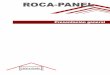 Presentación general - Rocapanel · Panel prefabricado de concreto aligerado con perla de poliestireno expandido, en presentación modular y dos presentaciones con distinto espesor