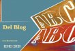A B C del blog - WordPress.comEl RSS del blog • Se trata de un archivo generado por el blog, que sirve para enviar a otros blogs, de manera completamente automatizada lo que vamos