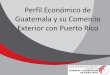 Perfil Económico de Guatemala y su Comercio Exterior con ...comercioyexportacion.com/images/Comercio_Exterior...• El sector agrícola representa el 13.5% del PIB donde el 38% de
