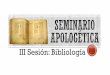 III Sesión: Bibliología · La ciencia que estudia la reconstrucción del texto original de las Escrituras en base a la evidencia de los manuscritos disponibles. Análisis valorativo