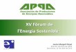 XV Fòrum de l'Energia SostenibleXV Fòrum de l'Energia Sostenible Barcelona, 26 de abril de 2013 Constituida en 1987, APPA agrupa a 500 empresas con intereses en distintas tecnologías