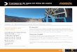 CS 68 - Transporte de agua en mina de cobre - Crosspipe Systems by Pexgol · Lorem ipsum Transporte de agua en mina de cobre Trabajo con altas presiones y temperatura ambiente extrema
