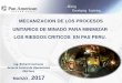 MECANIZACION DE LOS PROCESOS UNITARIOS DE ......2017/04/20  · mecanizado, reemplazo de perforadoras jack leg por equipos perforadores jumbos 3 CONTROLES DE INGENIERÍA - Diseño