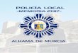 Alhama de Murcia - MEMORIA POLICÍA LOCAL 2017 ...datos.alhamademurcia.es/descargas/770s-word-memoria2017.pdfPLANTILLA DE LA POLICIA LOCAL. El año 2017 se produjo una variación en