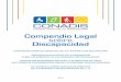 Compendio Legal sobre Discapacidad - conadis.gob.doconadis.gob.do/wp-content/uploads/2020/01/... · secciÓn i - de la estructura del conadis 66 secciÓn ii - del directorio nacional