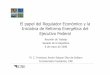 El papel del Regulador Económico y la Iniciativa de ...cre.gob.mx/documento/1432.pdf · El papel del Regulador Económico y la Iniciativa de Reforma Energética del Ejecutivo Federal