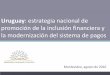 Uruguay: estrategia nacional de promoción de la inclusión ...inclusionfinanciera.mef.gub.uy/innovaportal/file/... · • Las dificultades de acceso se daban en forma desigual: 