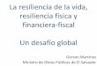 La resiliencia de la vida, resiliencia física y financiera ... · La resiliencia de la vida, resiliencia física y financiera-fiscal Un desafío global ... POLíTICA MARCO REGIONAL