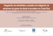Integración de actividades y estudios de mitigación decglobal.imn.ac.cr/documentos/publicaciones/... · 2017-11-21 · A partir de la promulgación dela iniciativa de carbono neutral