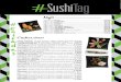 Combinaciones - Sushitag...roz sushi acompañado con tobico jalapeño, tobico negro, masago, cebollín y aguacate).....$ 125.00 ATÚN (atún sellado a la plancha sobre cama de arroz