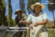 AMÉRICA LATINA Informe Regional 2017...de pobreza en 12 municipios a través del incremento de su productividad agrícola, de la diversificación de las oportunidades de empleo y