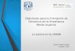 La tutoría en la UNAM · 2019-10-24 · Tutoría vs. Acompañamiento El acompañamiento es un proceso en el que el acompañado - el sujeto—tiene como proyecto la realización de