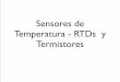 Sensores de Temperatura - RTDs y Termistoresmtoledo/5205/Docs/RTD_Termistors.pdf · 2009-09-24 · Sensores de Temperatura - RTDs y Termistores. Liquido (Mercurio) en la botella