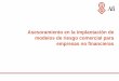Políticas de empleo en la Junta de Andalucía · Construcción del motor de cálculo de la pérdida crediticia esperada en la cartera de clientes 5. Análisis de colaterales (seguros
